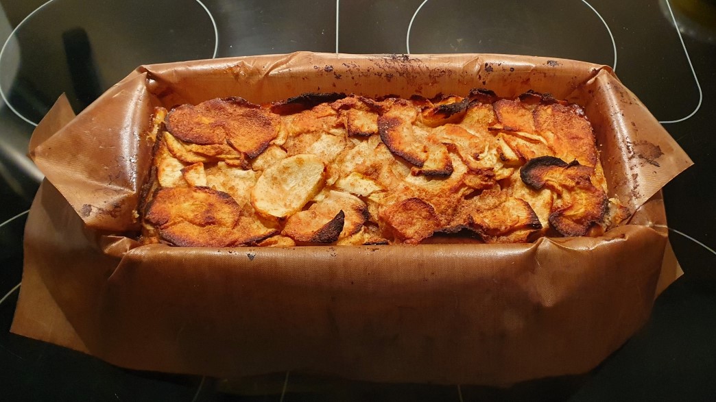 Apfelkuchen in Kastenform