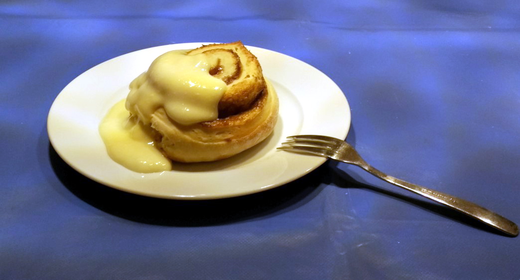 Zimtschnecke mit Schladder