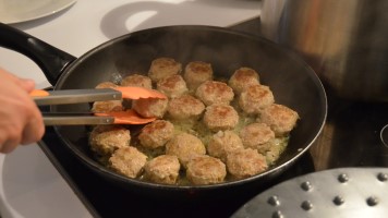 Bouletten in der Pfanne