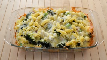 Brokkoliauflauf nach dem Backen