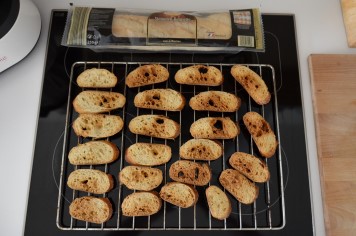 geröstete Brotscheiben