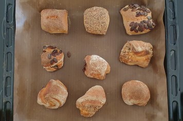 Bürli nach dem Backen