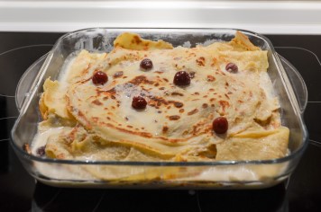 Auflauf fertig zum Backen