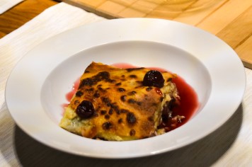 Auflauf nach dem Backen