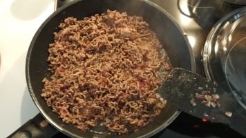 Hackfleisch anbraten