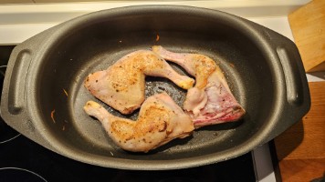 gebratene Schenkel
