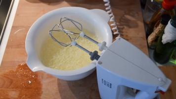 schaumiggeschlagene Eier