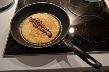 Pfannkuchen mit Nutella