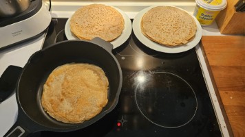 Pfannkuchenherstellung