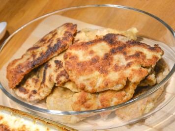 gebratene Schnitzel