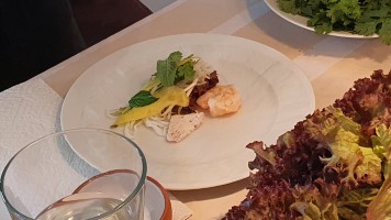 Reispapier mit Zutaten