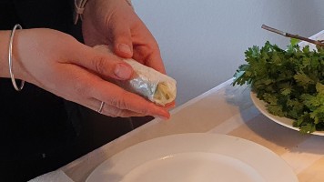 gerollte Sommerrolle