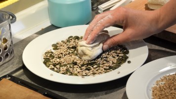 Sonnenblumen- und Kürbiskerne