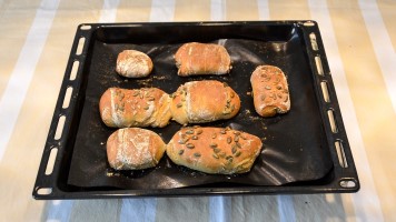 Brötchen nach dem Backen