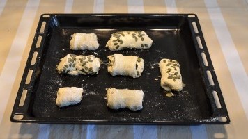 die fertigen Teiglinge