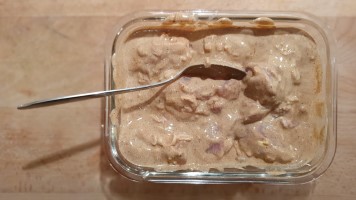 frisch eingelegtes Fleisch