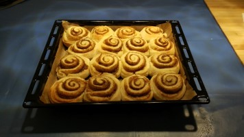 fertige Zimtschnecken