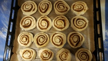 Zimtschnecken vor dem Backen